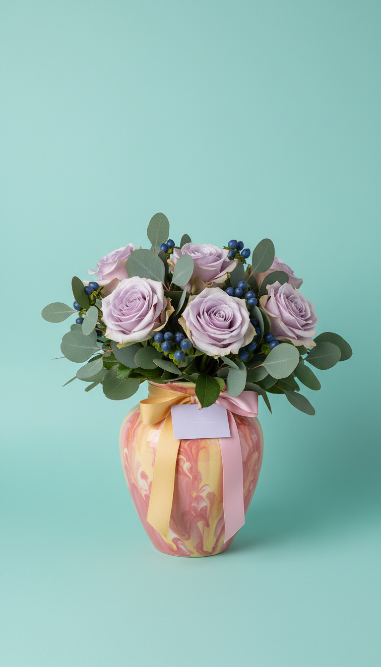 Textural Orchid and Greenery Bundle – Happy Events By Euna, Metuchen NJ