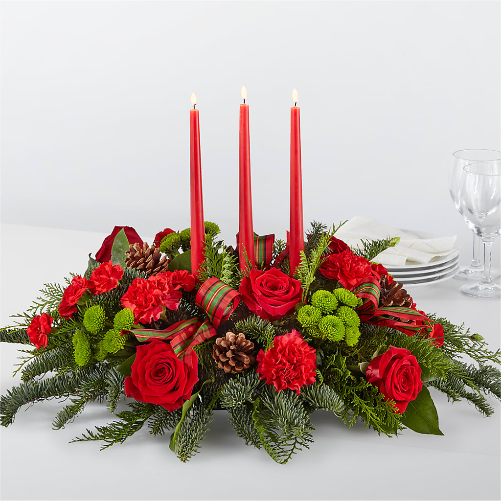 By the Candlelight Centerpiece – Happy Events By Euna, Metuchen NJ