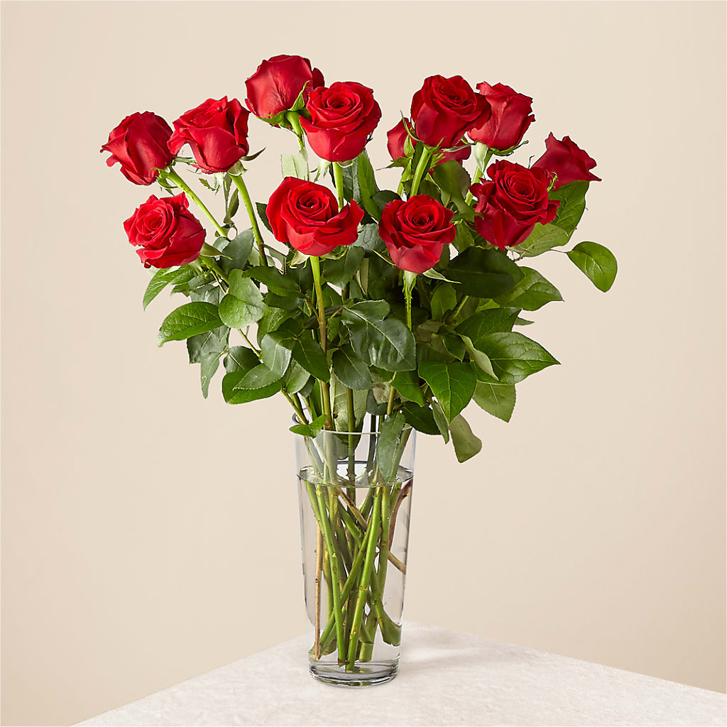 Long Stem Red Rose Bouquet – Happy Events By Euna, Metuchen NJ