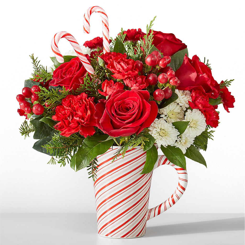 Peppermint Swirl Mug – Happy Events By Euna, Metuchen NJ