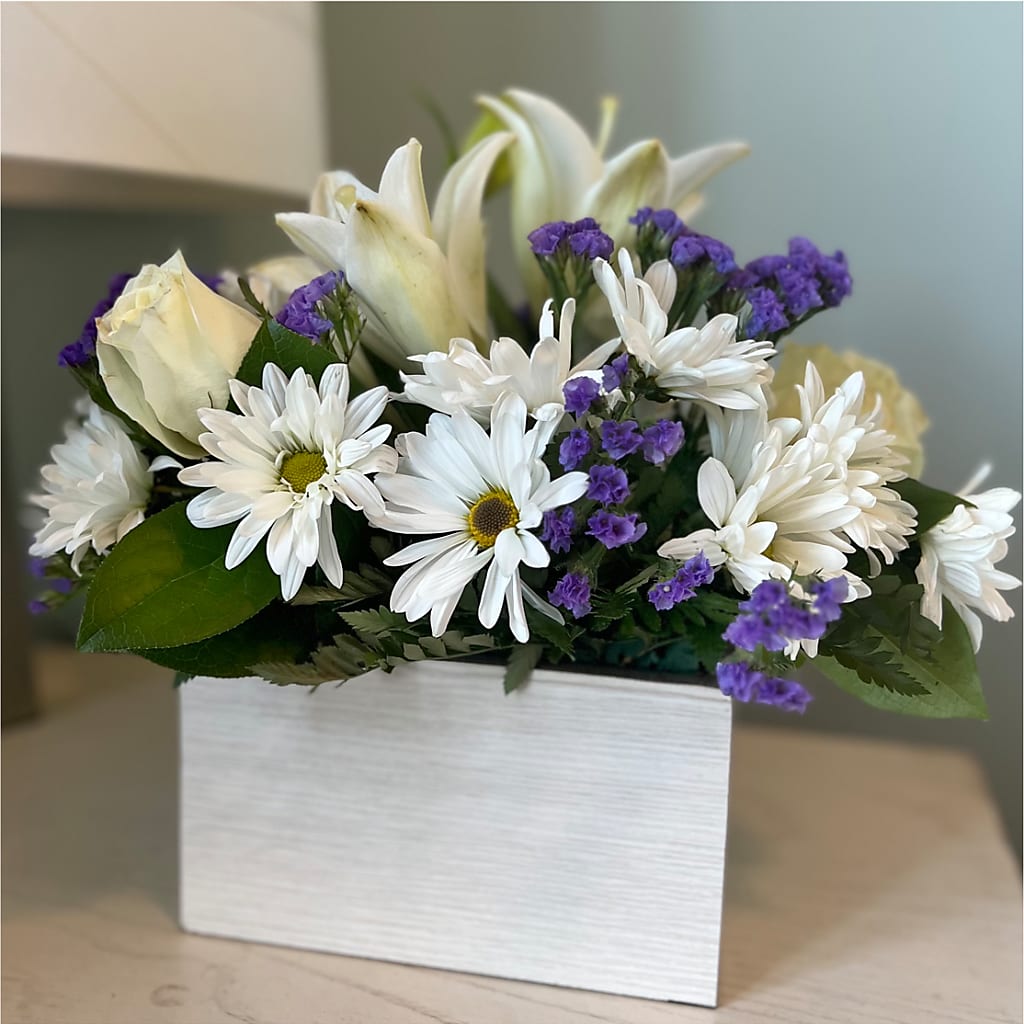 Beyond Blue Box Bouquet – Happy Events By Euna, Metuchen NJ