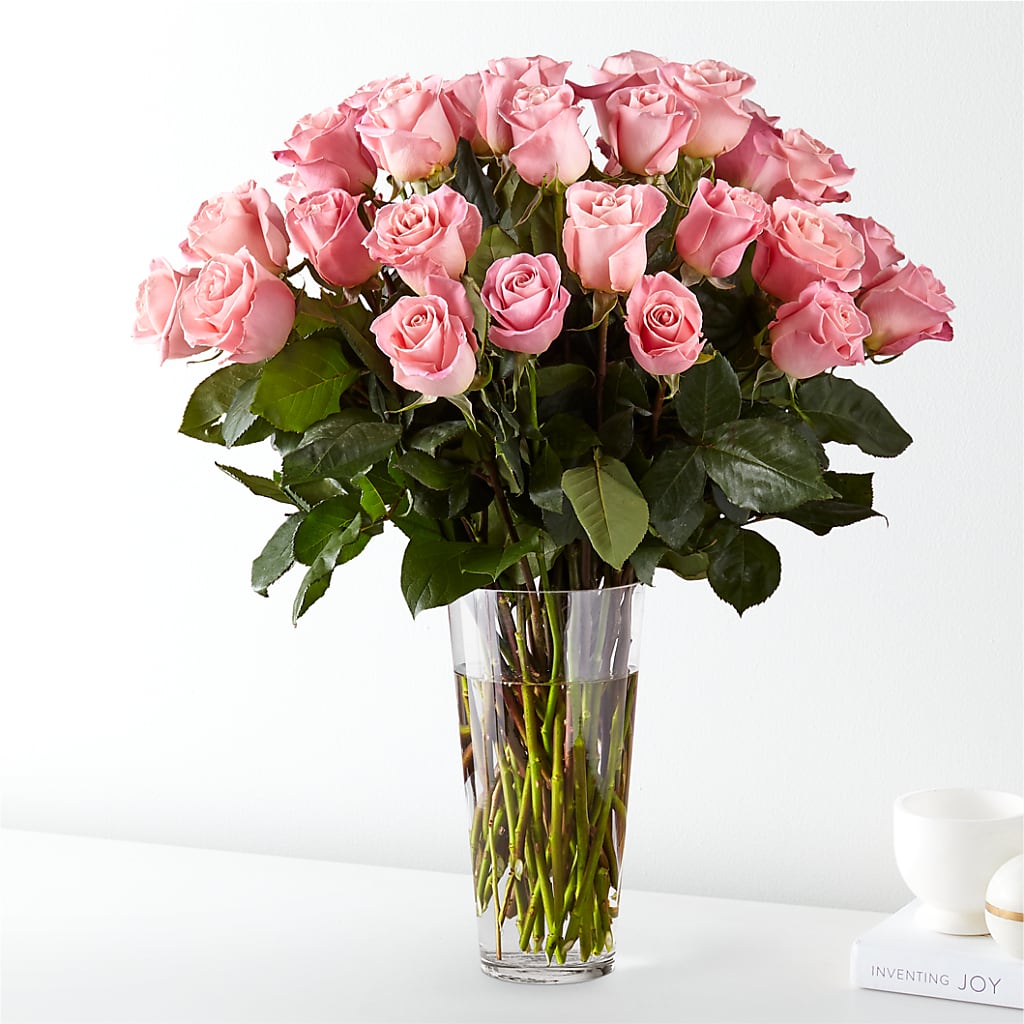 Long Stem Pink Rose Bouquet – Happy Events By Euna, Metuchen NJ