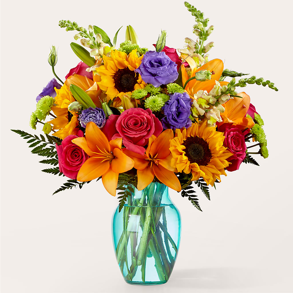 Double Rainbow Bouquet – Happy Events By Euna, Metuchen NJ