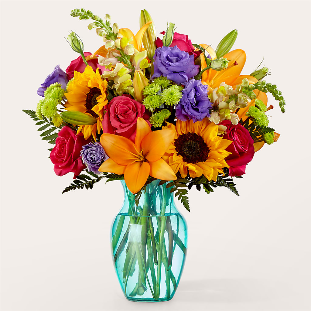 Double Rainbow Bouquet – Happy Events By Euna, Metuchen NJ