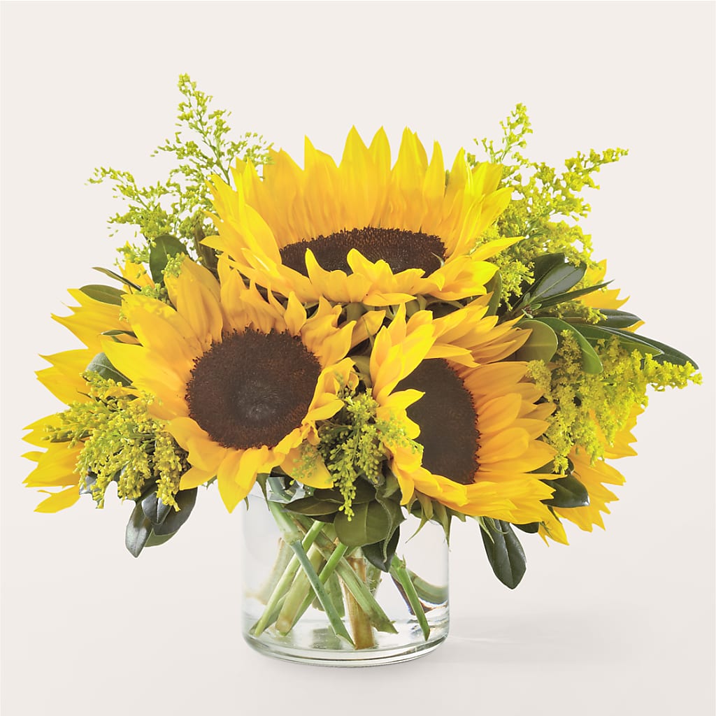 Beaming Sunflower Bouquet – Happy Events By Euna, Metuchen NJ