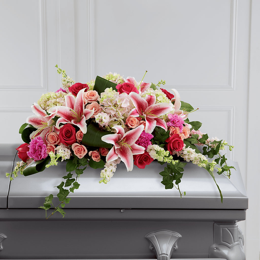 Splendid Grace Casket Spray – Happy Events By Euna, Metuchen NJ
