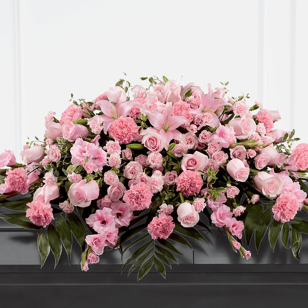 Garden of Comfort Casket Spray (Standard) – Happy Events By Euna, Metuchen NJ