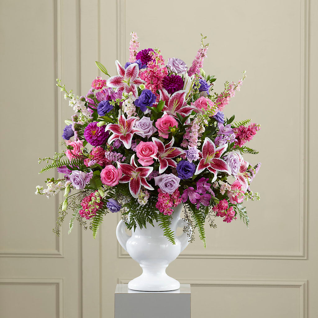 Peaceful Tribute Arrangement – Happy Events By Euna, Metuchen NJ