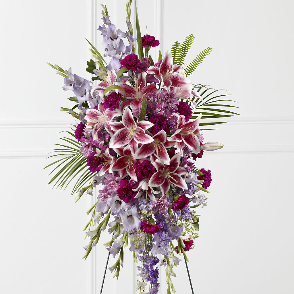 Tender Touch Standing Spray – Happy Events By Euna, Metuchen NJ