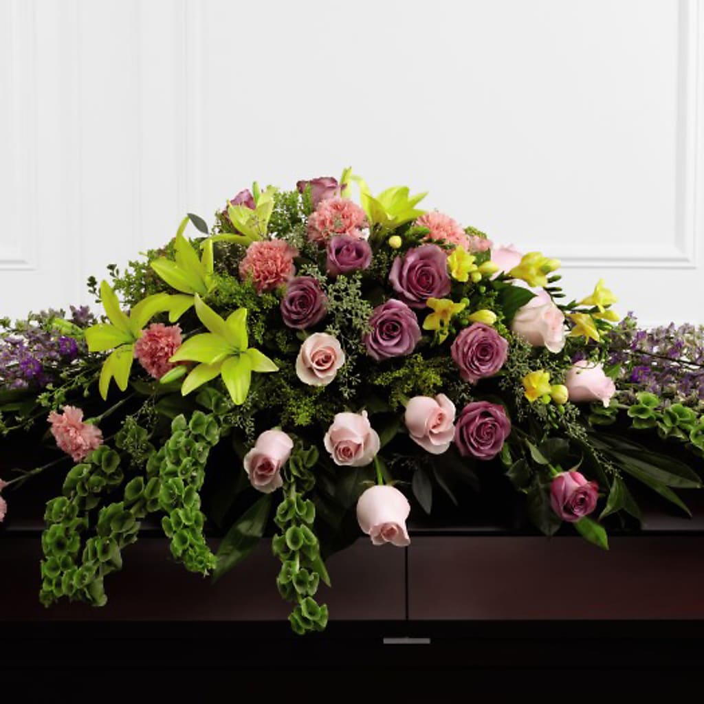 Forever Beloved Casket Spray – Happy Events By Euna, Metuchen NJ