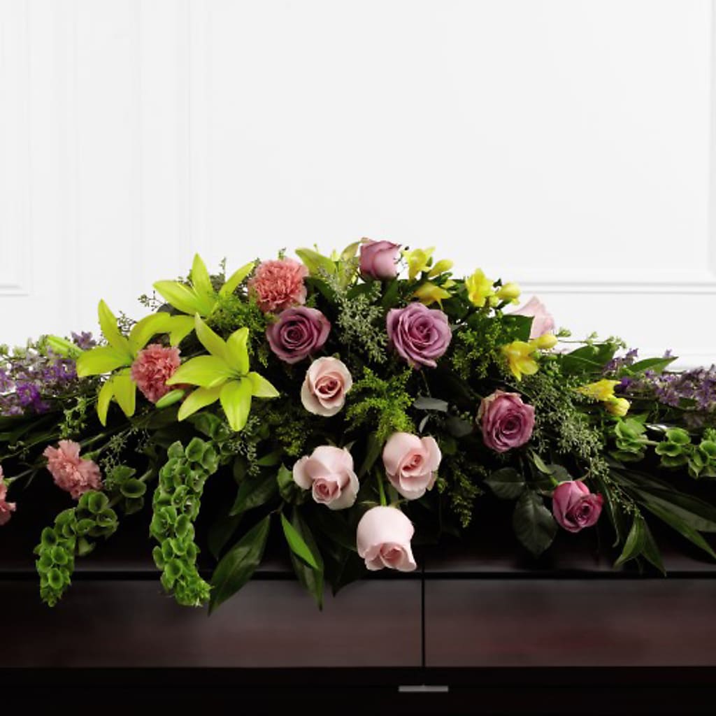 Forever Beloved Casket Spray – Happy Events By Euna, Metuchen NJ