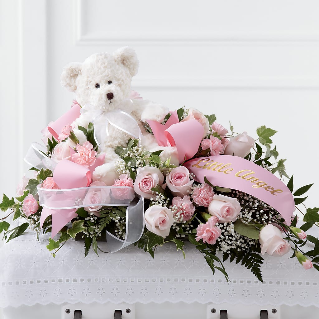 Touch of Sympathy Casket Spray – Happy Events By Euna, Metuchen NJ