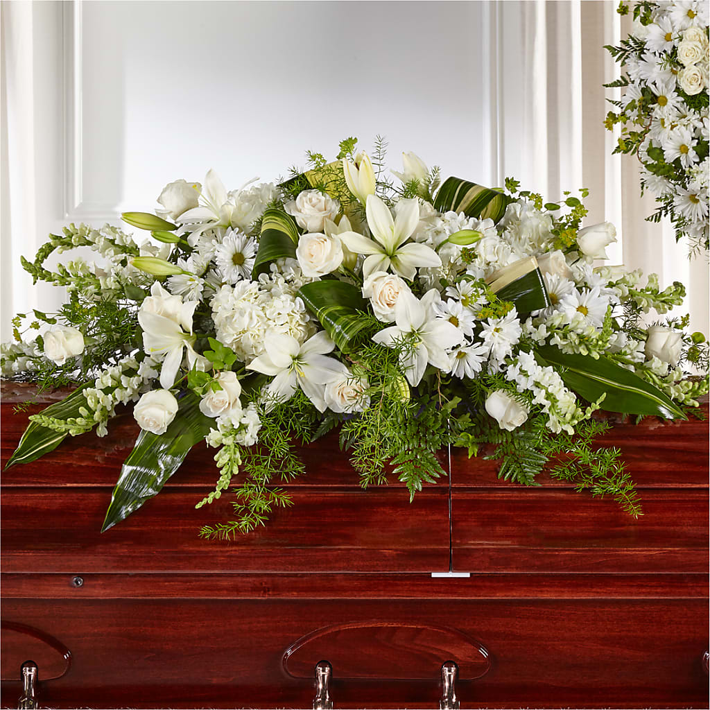 Abundance Casket Spray – Happy Events By Euna, Metuchen NJ
