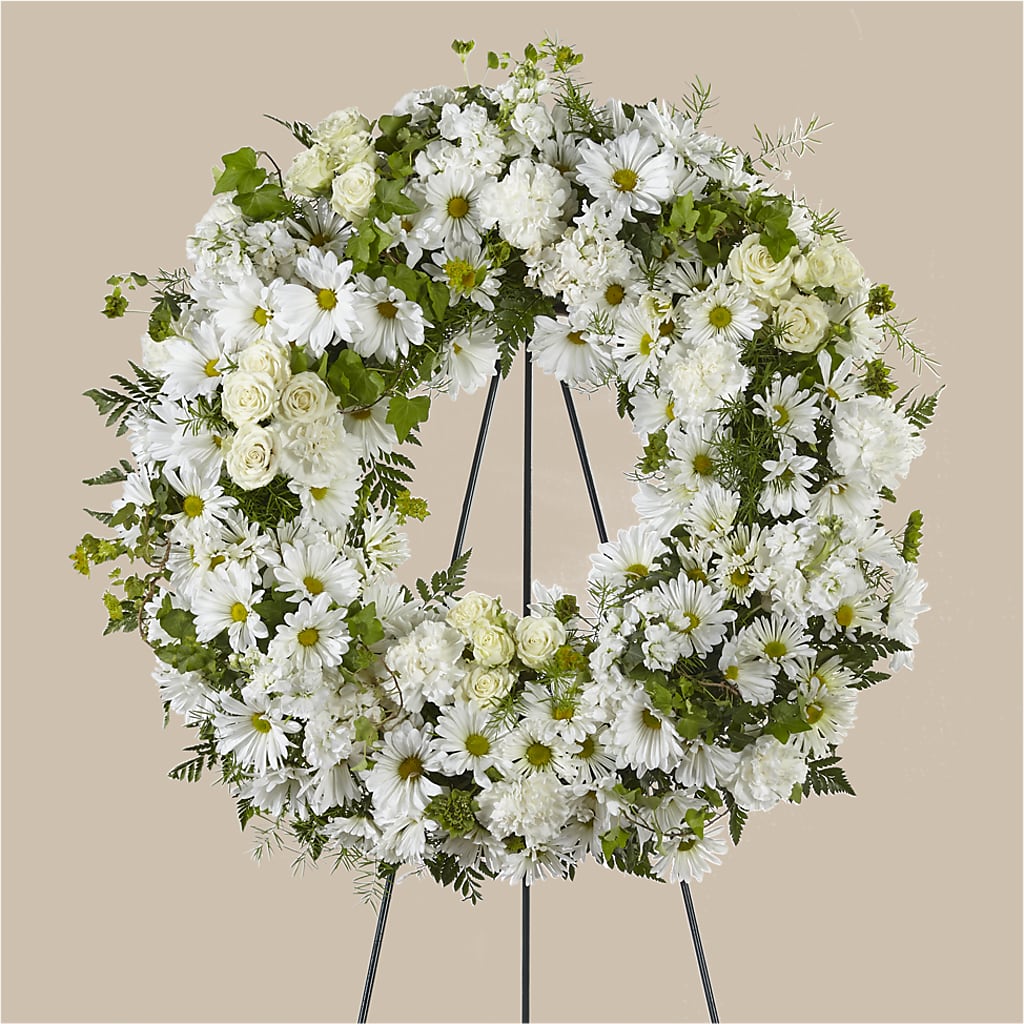 Faithful Wishes Wreath – Happy Events By Euna, Metuchen NJ