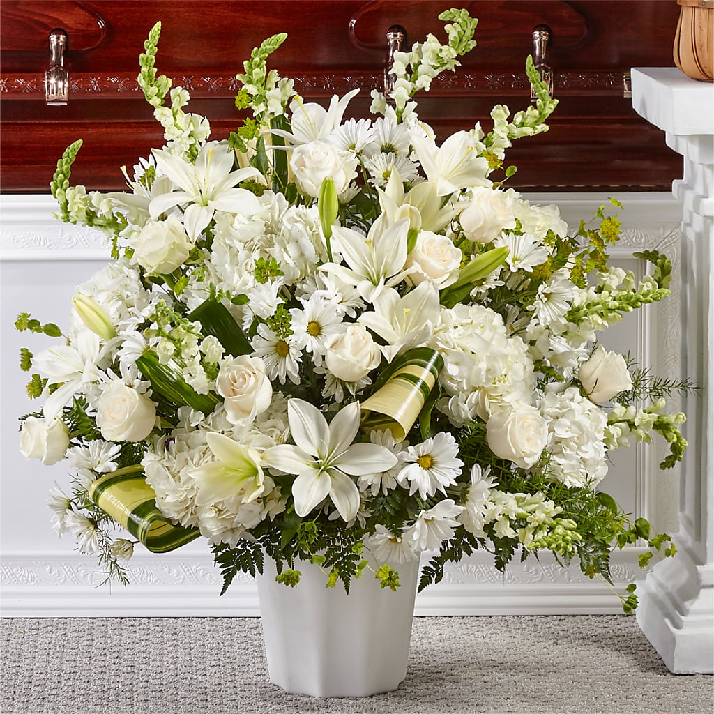Thoughts of Tranquility Floor Basket – Happy Events By Euna, Metuchen NJ