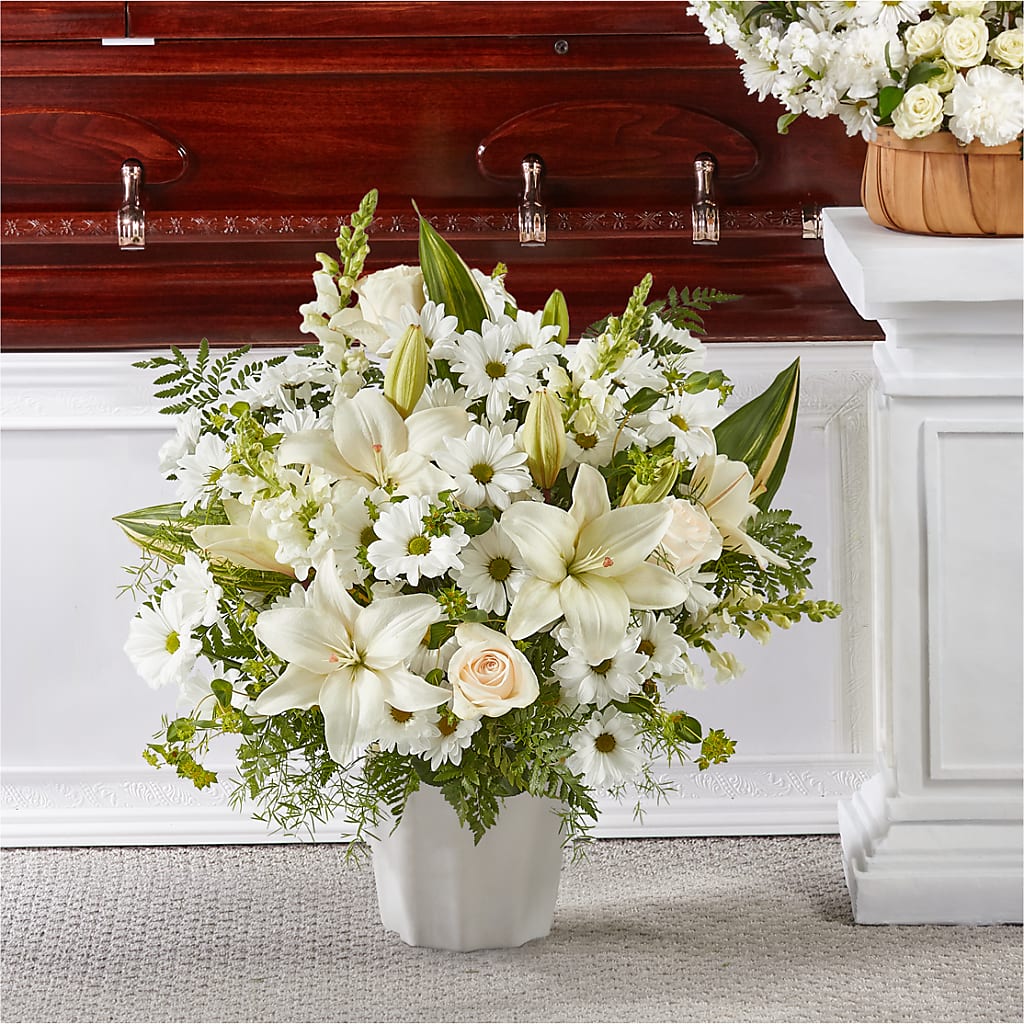 Thoughts of Tranquility Floor Basket – Happy Events By Euna, Metuchen NJ