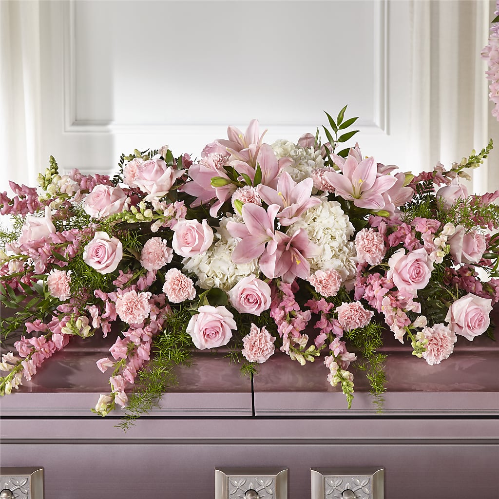 Life & Remembrance Casket Spray – Happy Events By Euna, Metuchen NJ