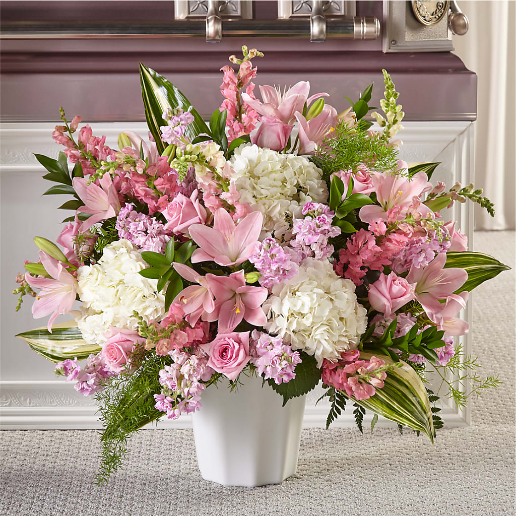 Simply Serene Floor Basket – Happy Events By Euna, Metuchen NJ