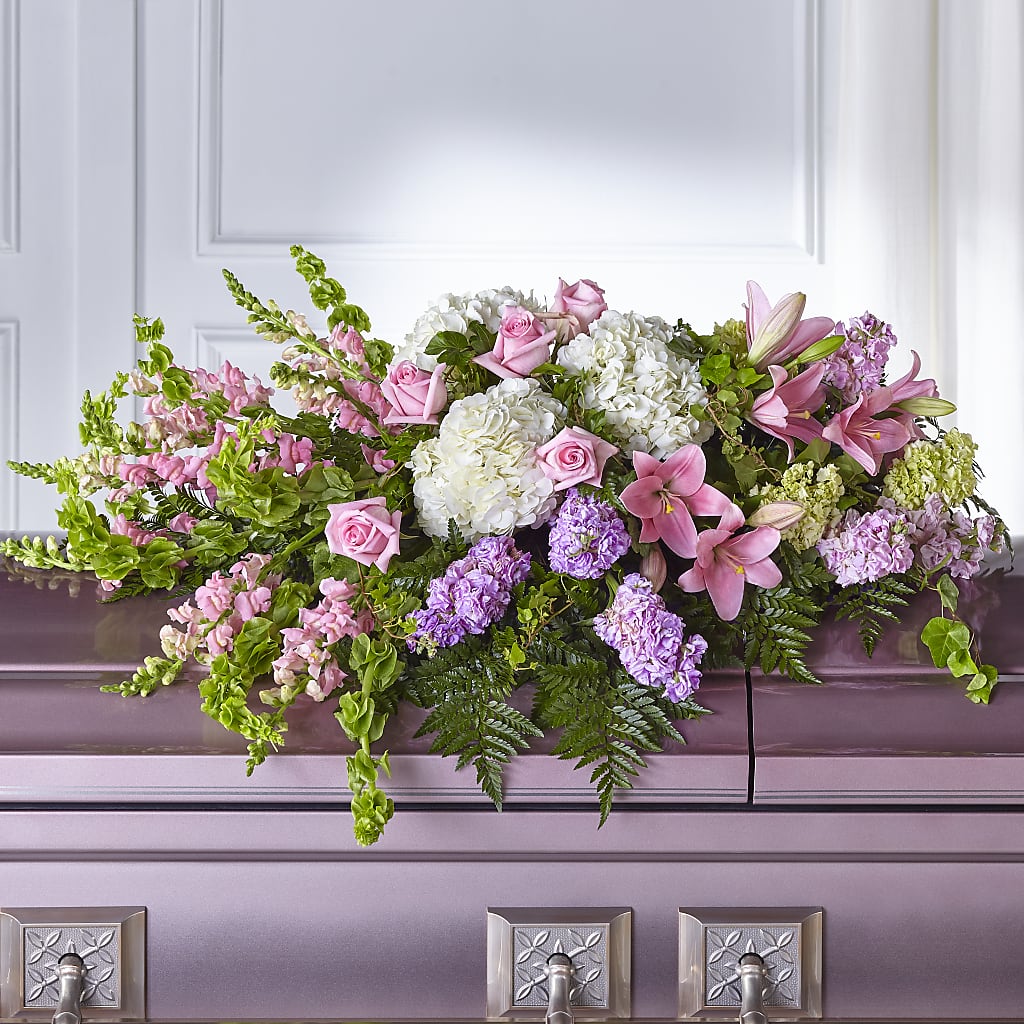 Life's Gratitude Casket Spray – Happy Events By Euna, Metuchen NJ