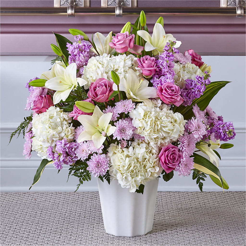 Heaven Sent Floor Basket – Happy Events By Euna, Metuchen NJ