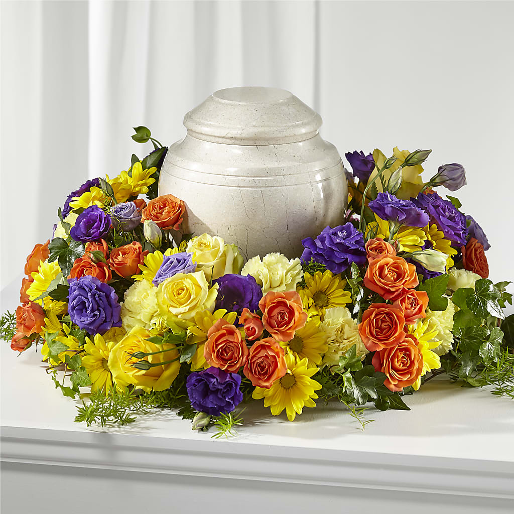 Blossoms of Remembrance Cremation Adornment – Happy Events By Euna, Metuchen NJ