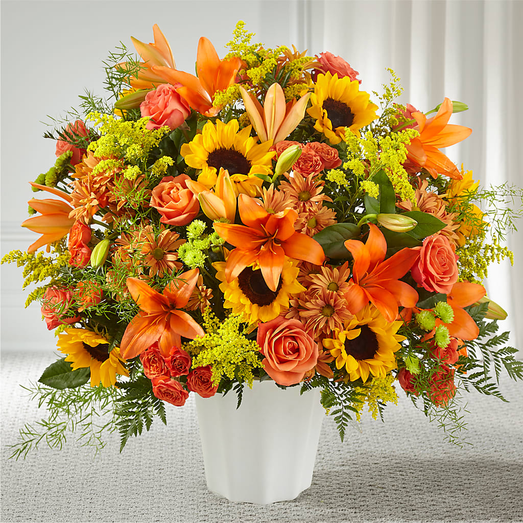 Harvest Thoughts Floor Basket – Happy Events By Euna, Metuchen NJ