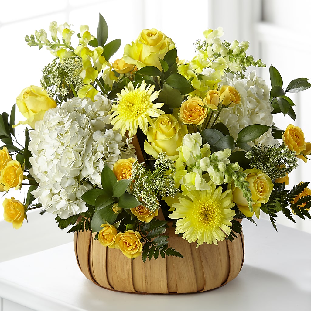 Rustic Remembrance Basket – Happy Events By Euna, Metuchen NJ