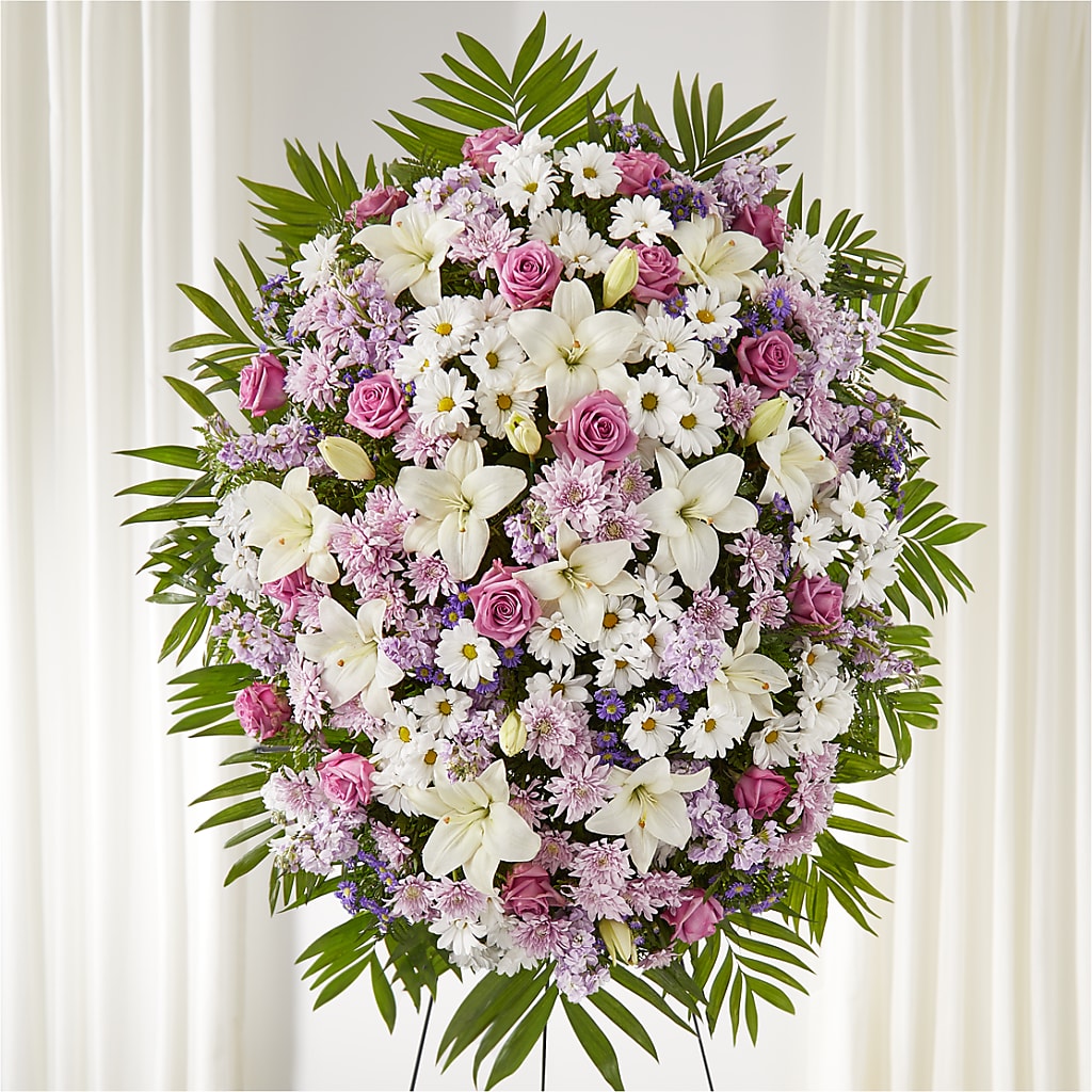Surrounded by Love Standing Spray – Happy Events By Euna, Metuchen NJ