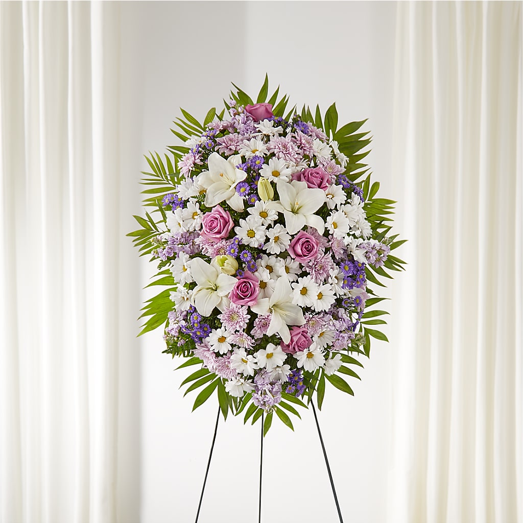Surrounded by Love Standing Spray – Happy Events By Euna, Metuchen NJ