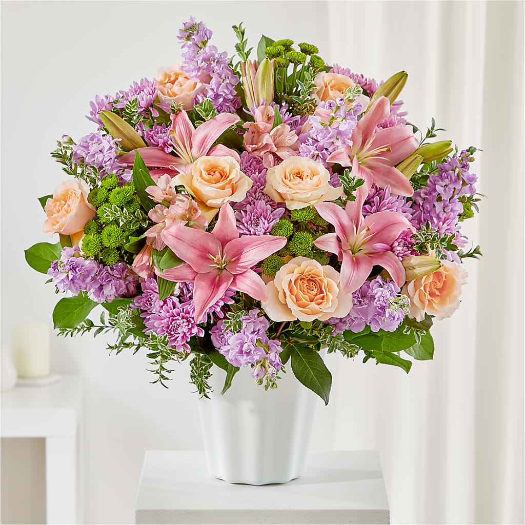 Supportive Embrace Tabletop Basket – Happy Events By Euna, Metuchen NJ