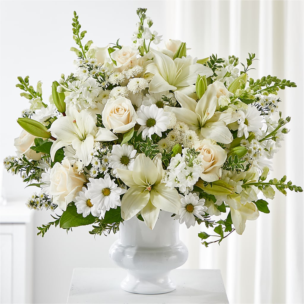Uplifting Urn Arrangement – Happy Events By Euna, Metuchen NJ