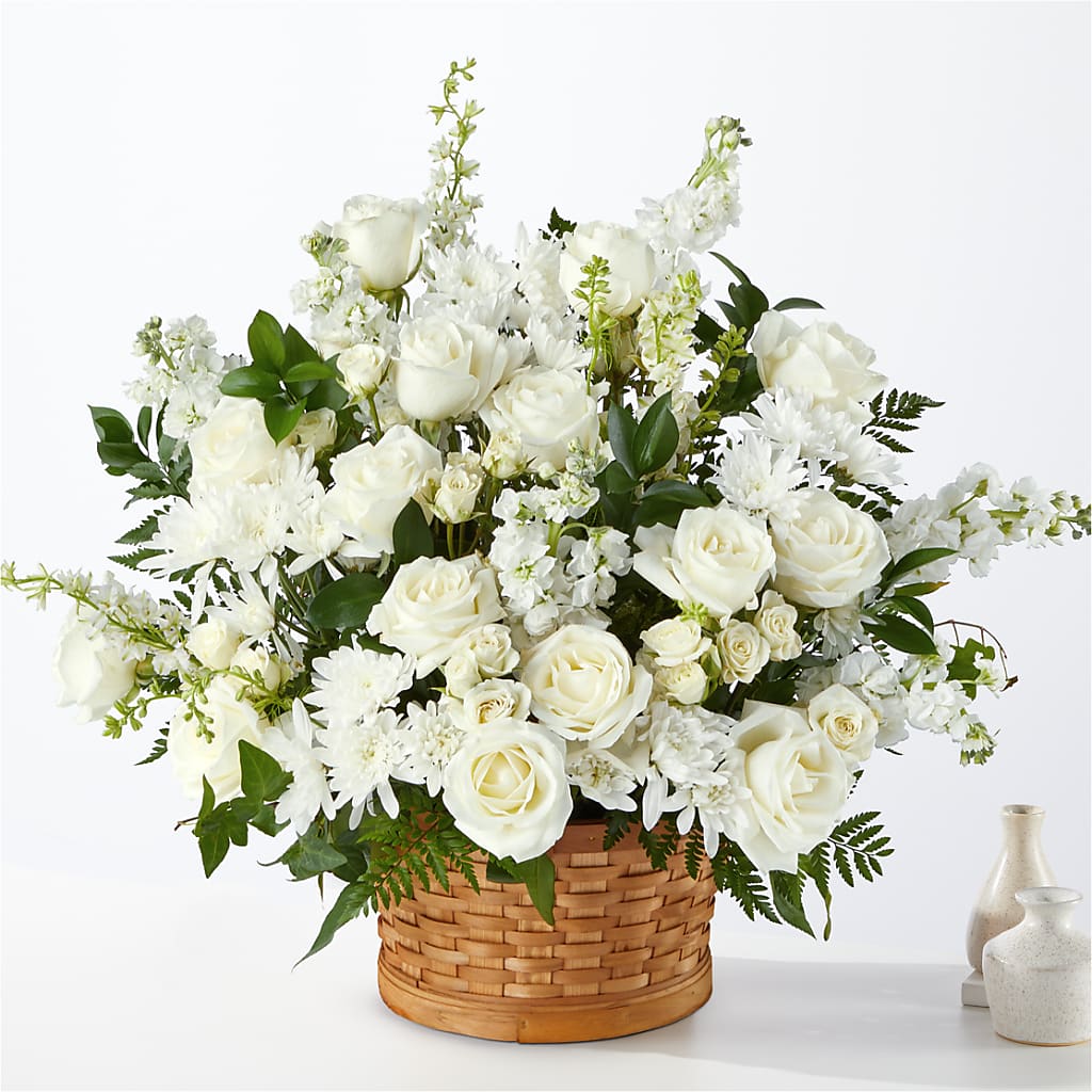 Heartfelt Condolences Arrangement – Happy Events By Euna, Metuchen NJ