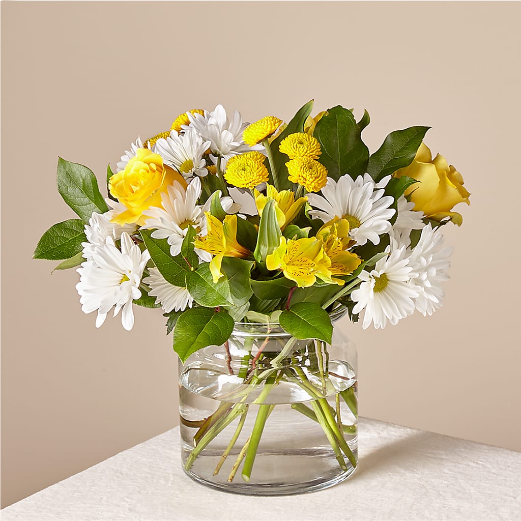 Sunny Sentiments Bouquet – Happy Events By Euna, Metuchen NJ
