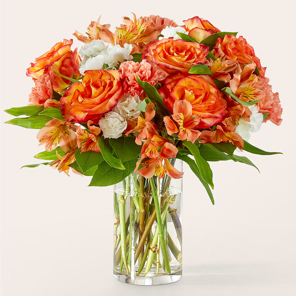 Apricot Glow Bouquet – Happy Events By Euna, Metuchen NJ