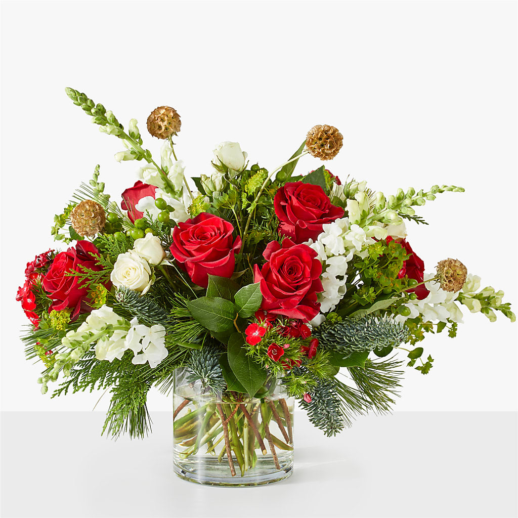Deck the Halls Bouquet – Happy Events By Euna, Metuchen NJ