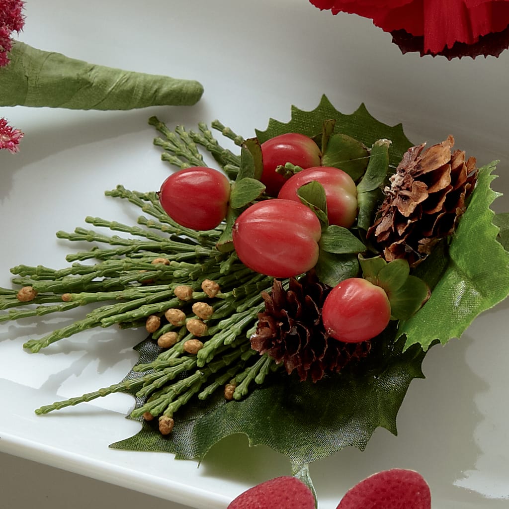 Red Berry Boutonniere – Happy Events By Euna, Metuchen NJ