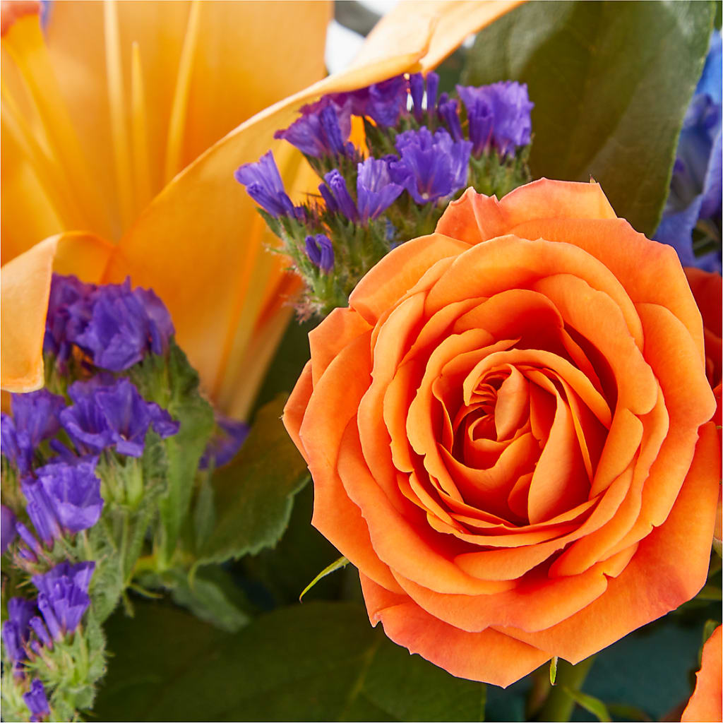 Radiant Citrus Box Bouquet –  Happy Events By Euna, Metuchen NJ