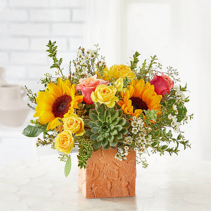 Sunflower Season Bouquet –  Happy Events By Euna, Metuchen NJ