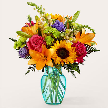 Bouquet Arc-en-Ciel Double