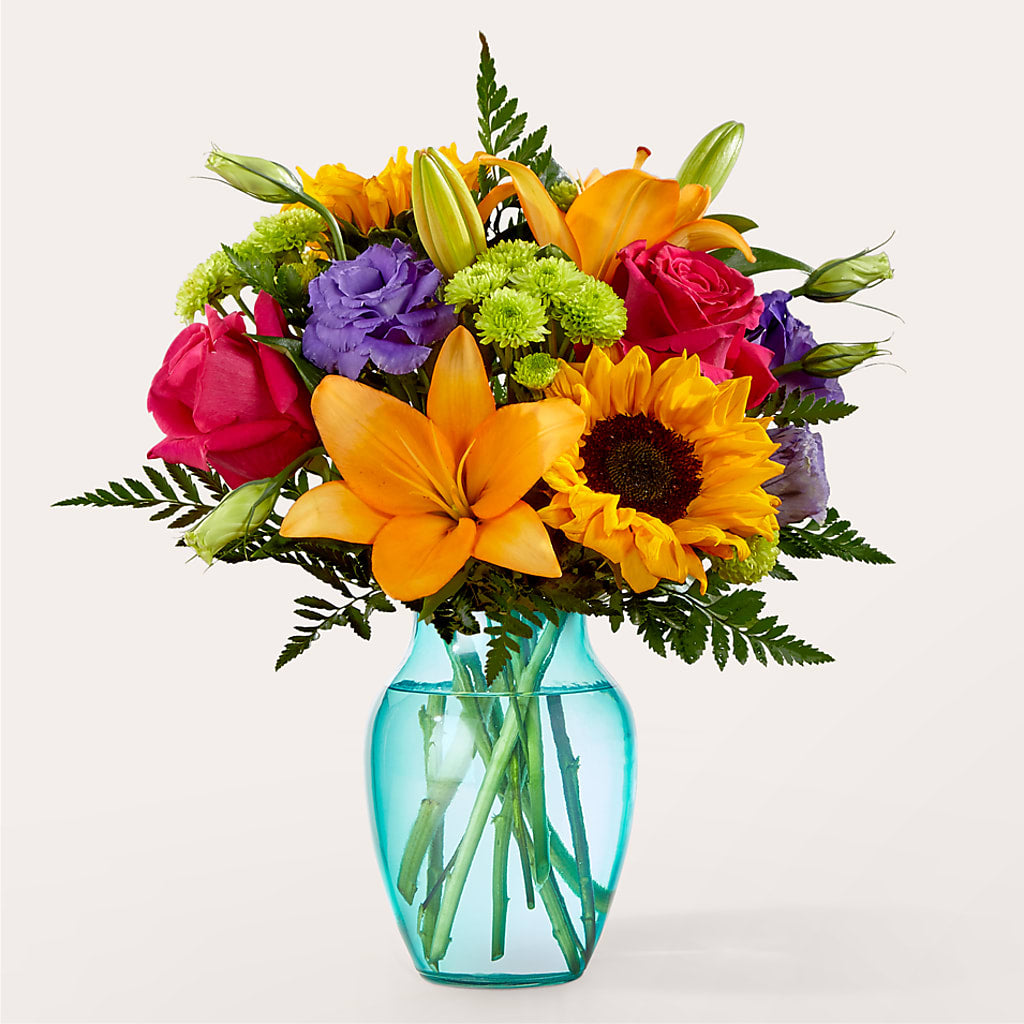 Bouquet Arc-en-Ciel Double