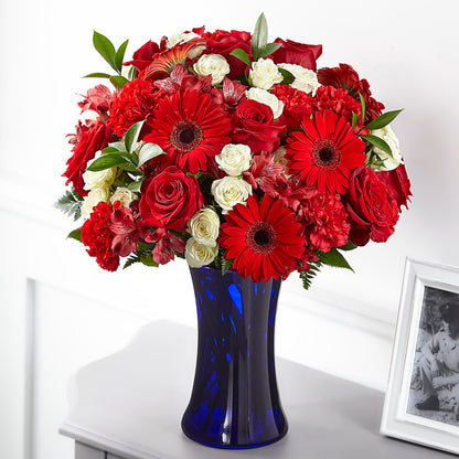 Bouquet Cœurs enlacés