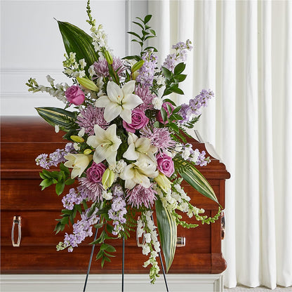 Grateful Hearts Standing Spray –  Happy Events By Euna, Metuchen NJ