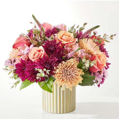Berry Cobbler Bouquet with Ivory Vase –  Happy Events By Euna, Metuchen NJ