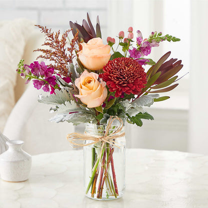 Moody Hues Bouquet –  Happy Events By Euna, Metuchen NJ