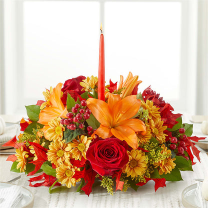Autumn's Embrace Centerpiece –  Happy Events By Euna, Metuchen NJ
